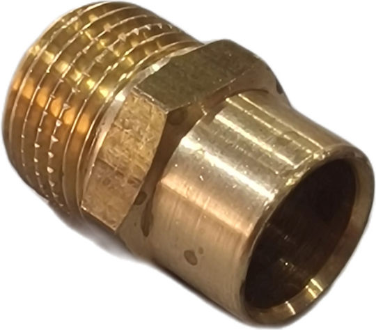T-Fittings Male Brass Pneumatic Fitting 3/4" Ø15mm 0511