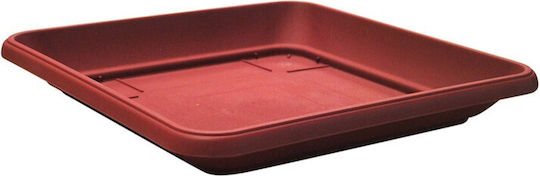 Atmosphera Teller Topf Kunststoff Rot 36x36cm 10.01.0059