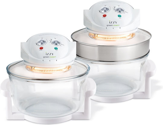 Izzy ΑC2 Multi Green Φουρνάκι Ρομπότ 17lt με Λάμπα Αλογόνου Λευκό