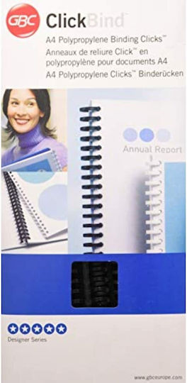 Acco Plastic Spine / Spiral Bookbinding 12mm 50pcs