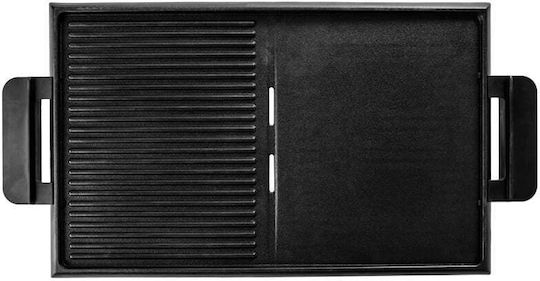 Gastroback Tischplatte Elektrogrill Glatte und Geriffelte Platte 2300W mit einstellbarem Thermostat