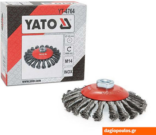 Yato YT-4764 Wire Brush with Bristles 125mm