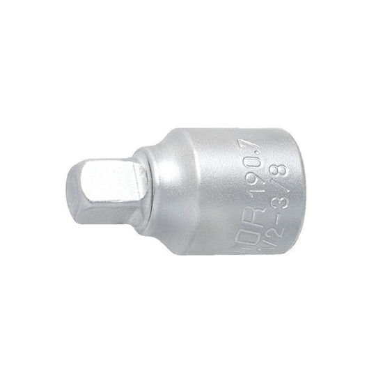 Unior Adapter mit Aufnahme 1/2'' und Ausgang 3/8''