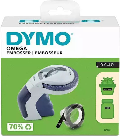 Dymo Omega Mechanical Handheld Label Maker in Blue Color