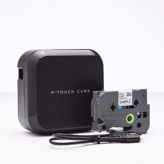 Brother P-touch Electronic Handheld Label Maker in Black Color