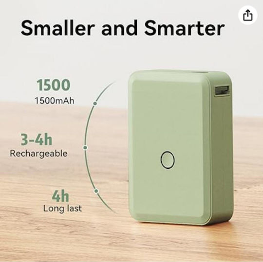 Niimbot Electronic Handheld Label Maker in Green Color