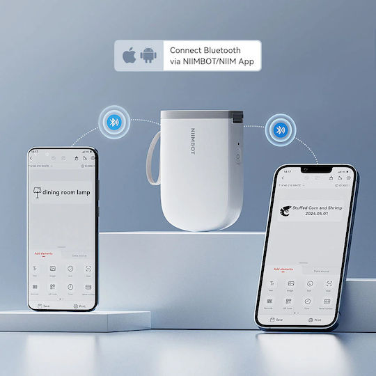 Niimbot Handheld Label Maker in White Color