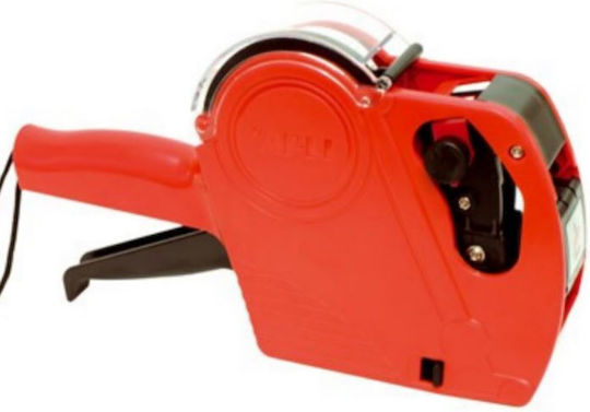 Apli 101418 Mechanical Portable Label Maker Single Line Output in Red Color