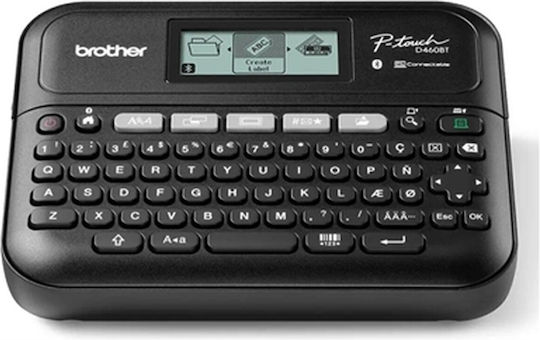 Brother P-touch Ετικετογράφος Χειρός σε Μαύρο Χρώμα