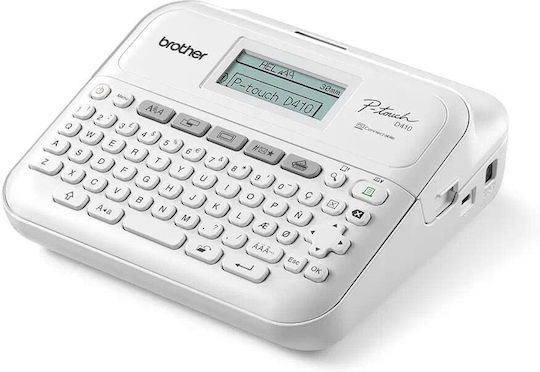 Brother P-touch Electronic Handheld Label Maker in White Color