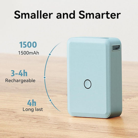 Niimbot D110 Electronic Handheld Label Maker in Light Blue Color