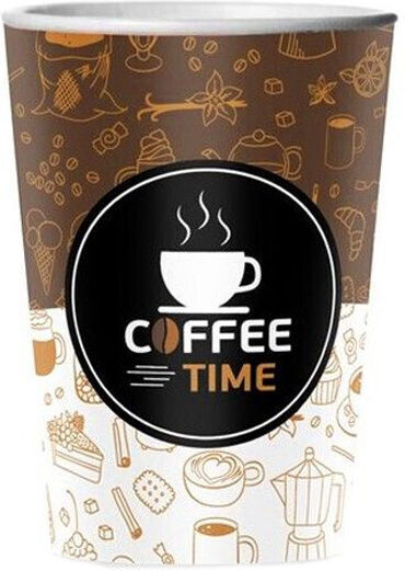 Coffee Time Чаша за Еднократна Употреба Хартия Многоцветен 480мл 50бр
