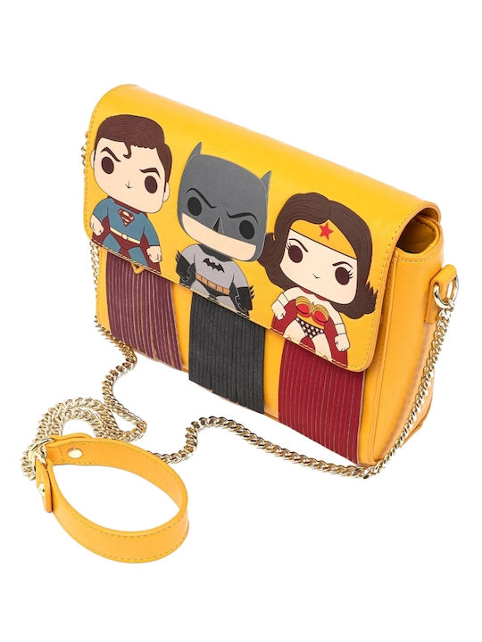 Loungefly Dc Comics Fringe Capes Crossbody Shoulder Bag