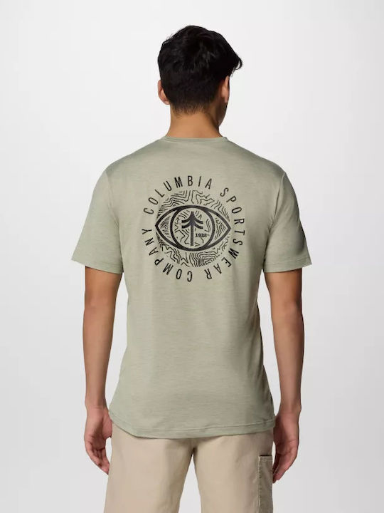 Columbia Hike Back T-shirt Safari Heather, Planet Watch