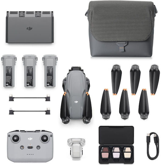 DJI Air 3S Dron Pachet Fly More 5.8 GHz cu Cameră HDR și Telecomandă