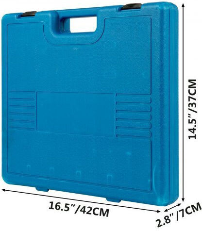 Vevor Căpăcei Pneumatic - Pneumatic Hexagonali cu Patrat de Prindere 1/2" Set 43buc