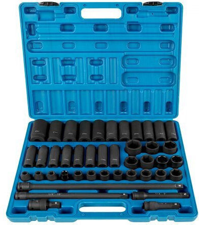 Vevor Căpăcei Pneumatic - Pneumatic Hexagonali cu Patrat de Prindere 1/2" Set 43buc