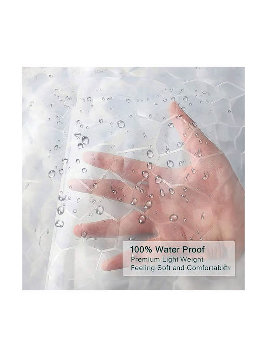 Shower Curtain 180x180cm Clear