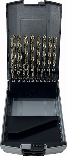 HSS Drill Bit Set 19 Pieces 5% Cobalt SKS Tools 13020053