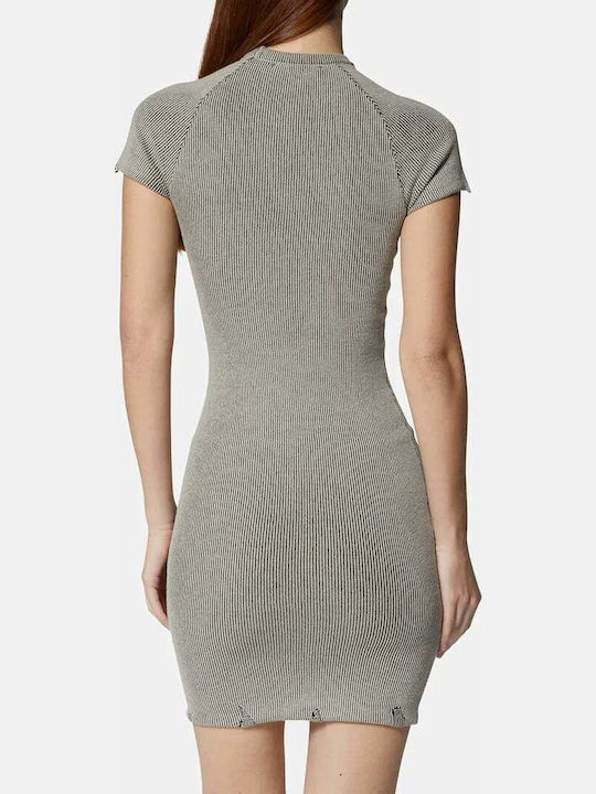 Summer Mini Knitted Dress Sand