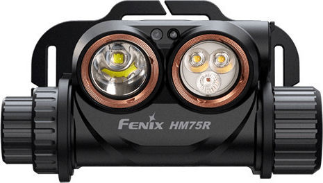 Fenix Επαναφορτιζόμενος Φακός Κεφαλής LED IP68 με Μέγιστη Φωτεινότητα 1600lm HM75R SE