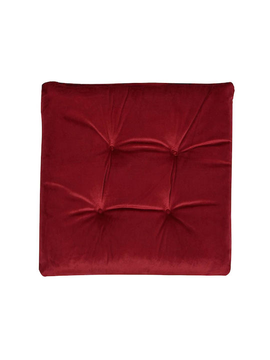 Garden Chair Cushion Burgundy 40x40cm.