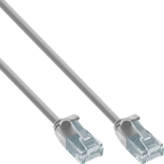 Techly U/UTP Cat.6 (Gigabit) Καλώδιο Δικτύου Ethernet 3m Γκρι
