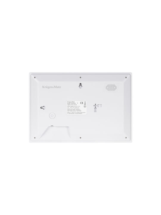 Kruger & Matz Ψηφιακή Κορνίζα 1" Ανάλυσης 1280x800 Λευκή KM1100W