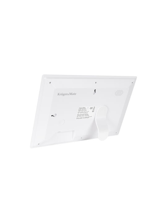 Kruger & Matz Ψηφιακή Κορνίζα 1" Ανάλυσης 1280x800 Λευκή KM1100W