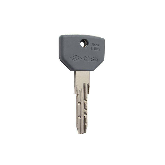 Cisa Κύλινδρος Κλειδαριάς Asix P8 75mm (35-40) με 5 Κλειδιά Ασημί