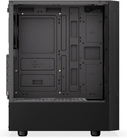 Krux Nadir Gaming Middle Tower Carcasă PC Cu Deschidere Laterală Neagră