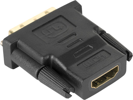 Dvi 24+1 Dual Link Plug Adapter To Hdmi Socket
