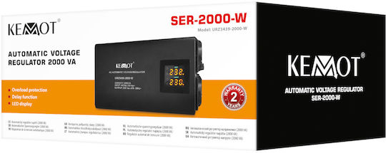 Kemot Ser-2000-w Automatic Voltage Stabilizer 8% Precision