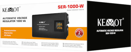 Kemot Ser-1000-w Automatic Voltage Stabilizer 8% Precision