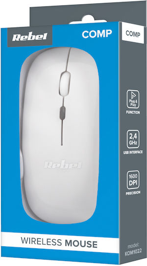 Rebel WM210 Wireless Mouse White