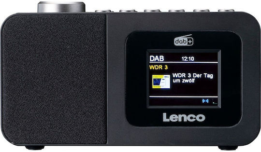 Lenco CR-625BK Επιτραπέζιο Ραδιόφωνο Επαναφορτιζόμενο DAB+ Μαύρο