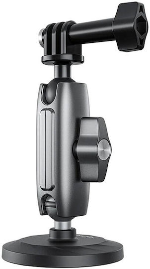 Magnetic Suction Cup Mount Telesin Cmm-001 Adjustable Arm Compatible Gopro Hero 12,11,10,9,8,7,6 Dji Osmo Action 3/2 Insta 360 X3 Insta 360 X4