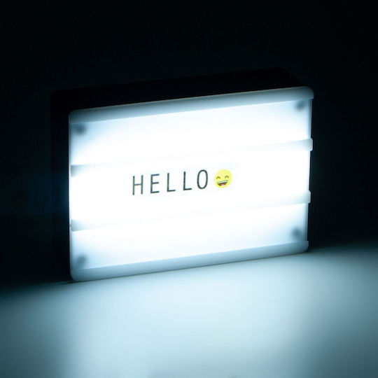 LED-Magnetlampe Lichtbox Modell 11x3,2x7,5 cm Kunststoff Mehrfarbig