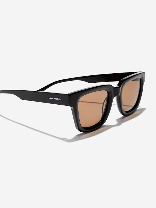 Hawkers Uptown Sunglasses with Black Plastic Frame and Black Lens