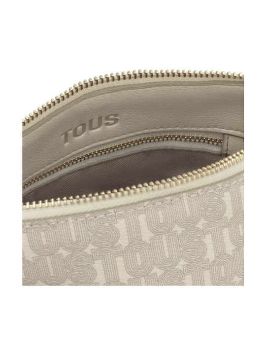 T Buckles Silhouette Damentasche Umhängetasche Beige