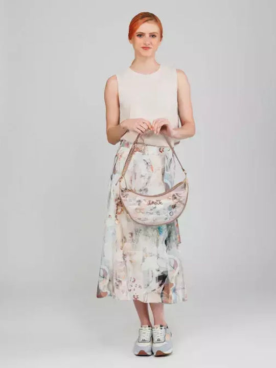 Damen Hobo Tasche Beige