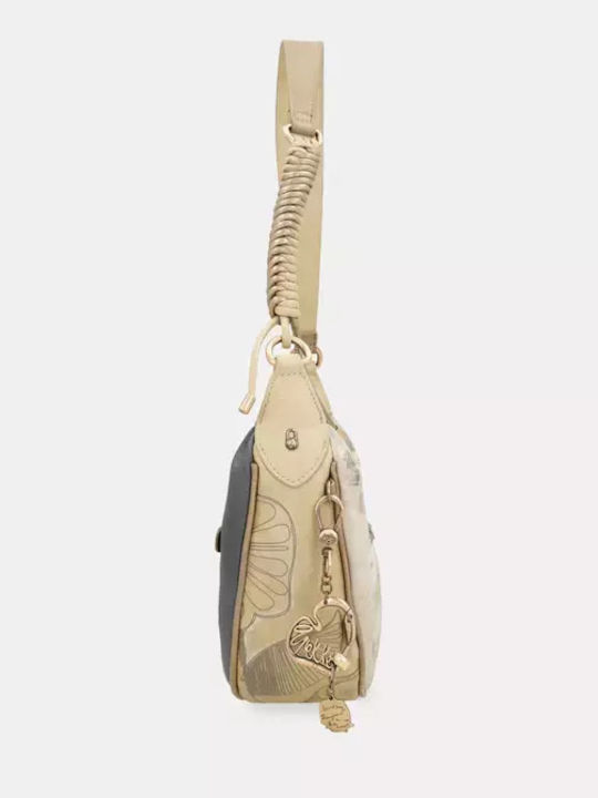 Damen Hobo Tasche Beige