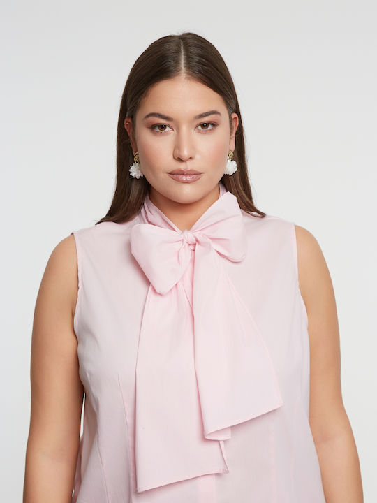 Damen Denim Hemd Rosa