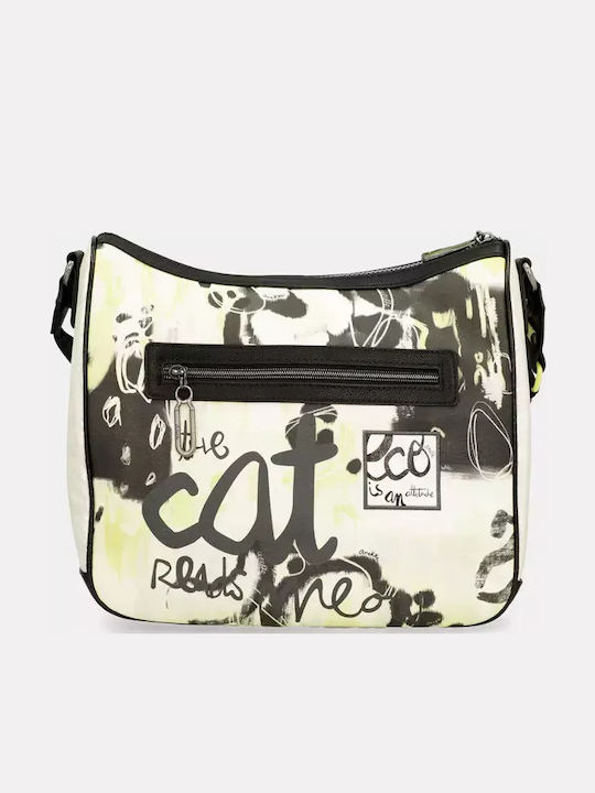 Women's Messenger Bag Black / White