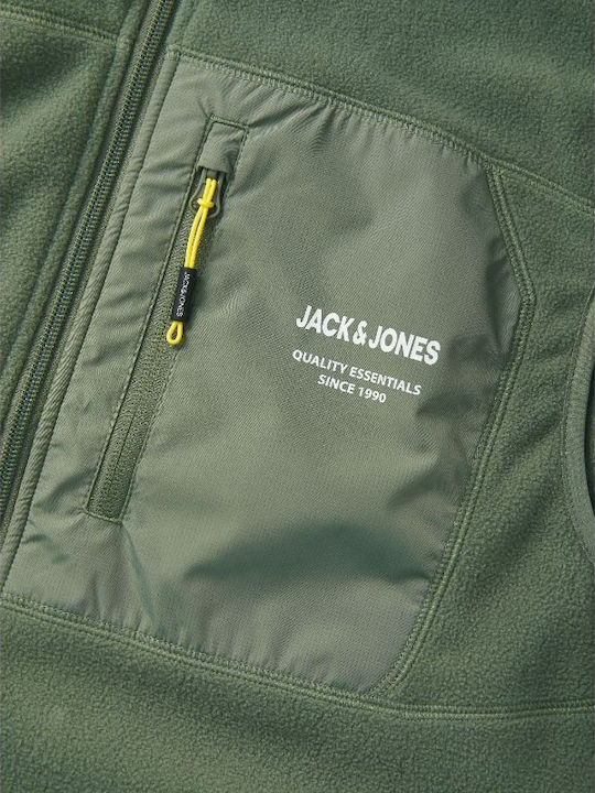 Herren Fleecejacke Grün