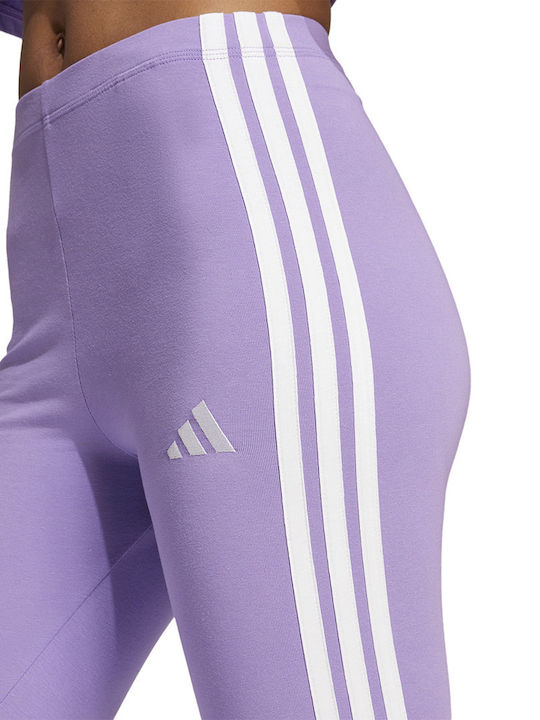 Essentials 3-Stripes Women's Training Legging Purple