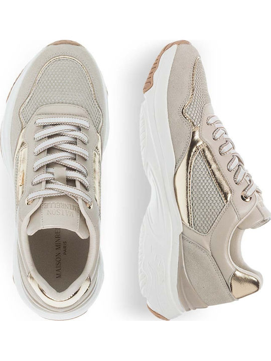 Damen Sneakers Beige