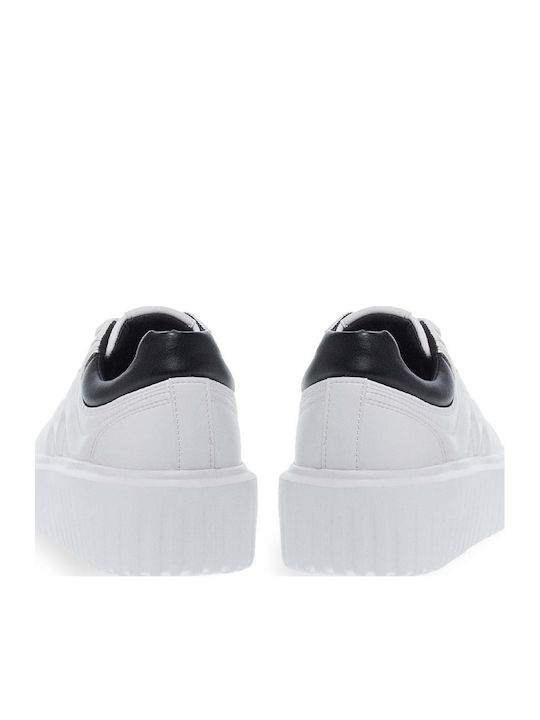 Γυναικεία Flatforms Sneakers Λευκά