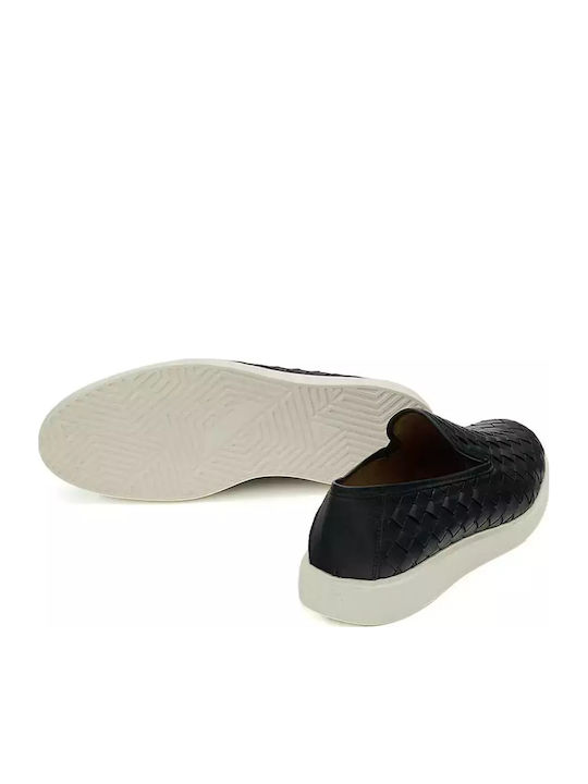 Men's Leather Loafers Black