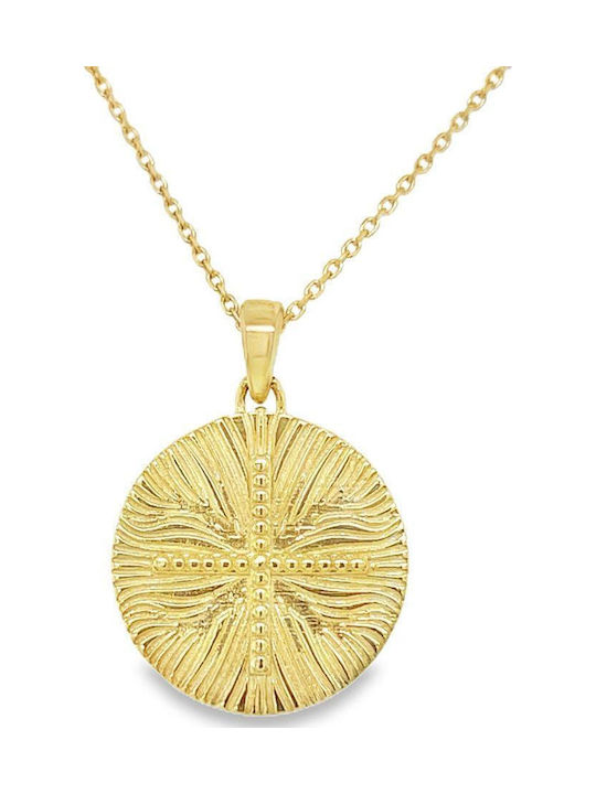 Xryseio Anhänger Kinder Amulett Beidseitig aus Gold 9K FL1184